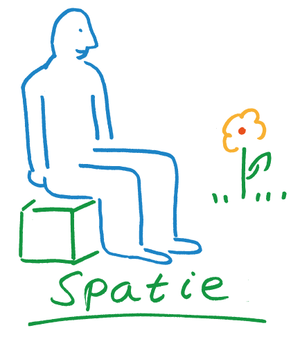 PT Even rust-Spatie-tekening
